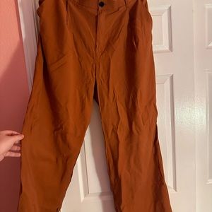 Zara High Waisted Wide-Leg Trousers.